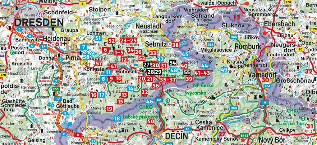 Weitere Ansicht: ROTHER Wanderführer Elbsandsteingebirge. 58 Touren in der Sächsischen Schweiz - mit Malerweg und Stiegen | Franz Hasse, Christoph Hasse