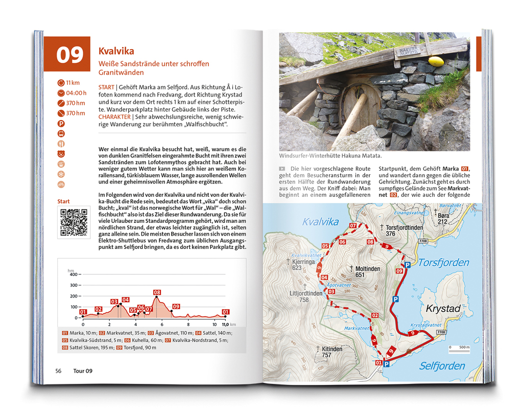 Weitere Ansicht: KOMPASS Wanderführer Lofoten, Vesterålen und Senja, 70 Touren mit Extra-Tourenkarte | Thomas Diehl