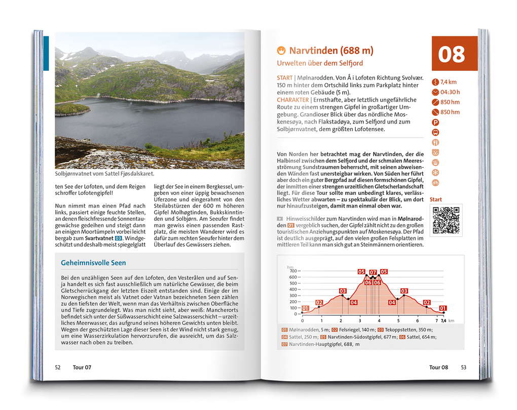 Weitere Ansicht: KOMPASS Wanderführer Lofoten, Vesterålen und Senja, 70 Touren mit Extra-Tourenkarte | Thomas Diehl