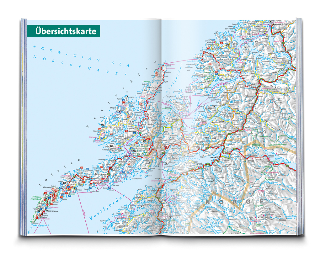 Weitere Ansicht: KOMPASS Wanderführer Lofoten, Vesterålen und Senja, 70 Touren mit Extra-Tourenkarte | Thomas Diehl