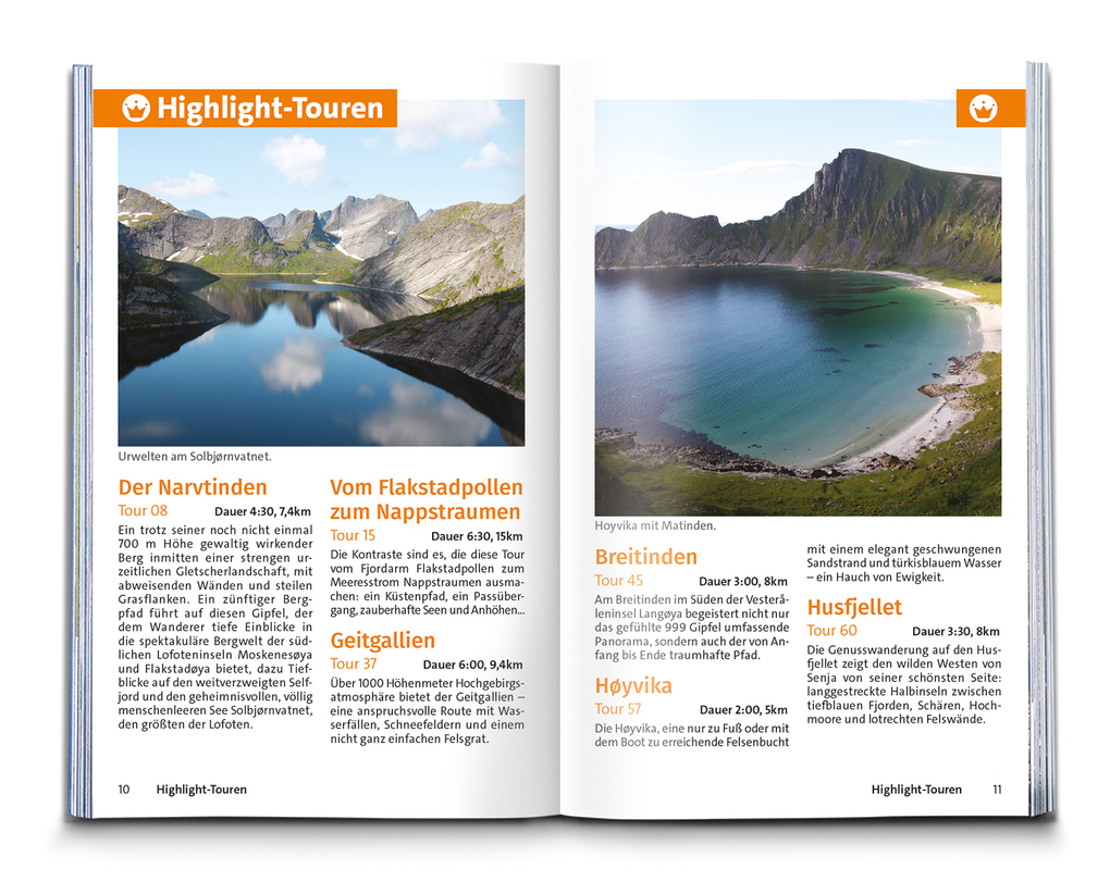 Weitere Ansicht: KOMPASS Wanderführer Lofoten, Vesterålen und Senja, 70 Touren mit Extra-Tourenkarte | Thomas Diehl