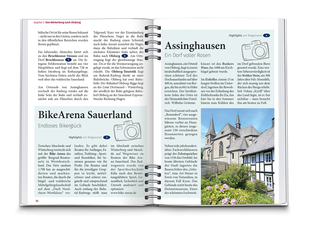 Weitere Ansicht: KOMPASS Radreiseführer RuhrtalRadweg | Raphaela Moczynski