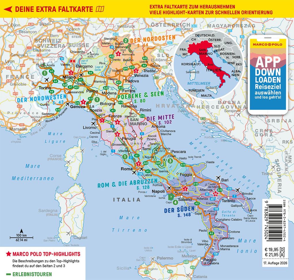Weitere Ansicht: MARCO POLO Reiseführer Italien | Bettina Dürr, Stefanie Buommino, Stefanie Claus
