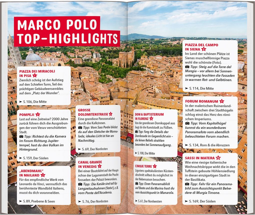 Weitere Ansicht: MARCO POLO Reiseführer Italien | Bettina Dürr, Stefanie Buommino, Stefanie Claus
