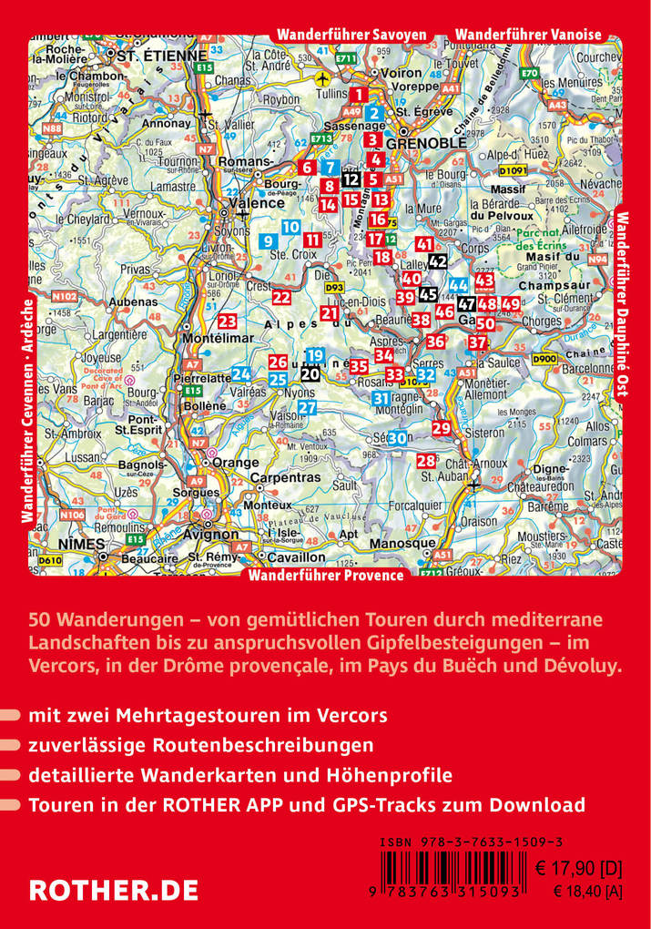 Weitere Ansicht: ROTHER Wanderführer Dauphiné West: Von Grenoble bis Sisteron. 50 Wanderungen und Mehrtagestouren | Iris Kürschner