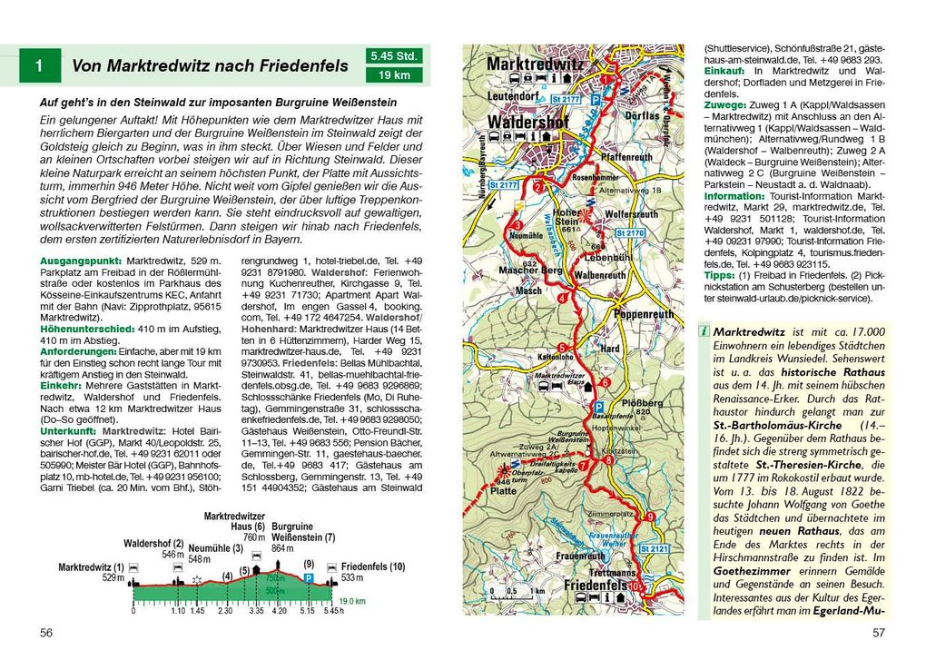 Weitere Ansicht: ROTHER Wanderführer Goldsteig. Alle Etappen der Nord- und der Südroute von Marktredwitz nach Passau | Eva Krötz