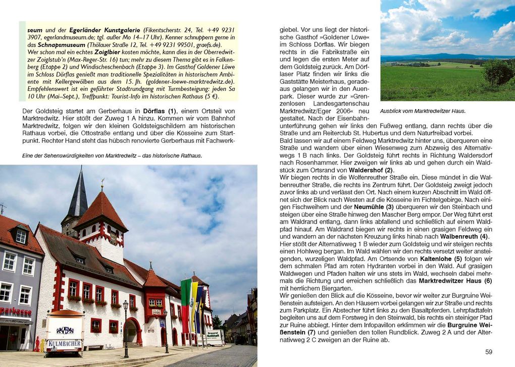 Weitere Ansicht: ROTHER Wanderführer Goldsteig. Alle Etappen der Nord- und der Südroute von Marktredwitz nach Passau | Eva Krötz