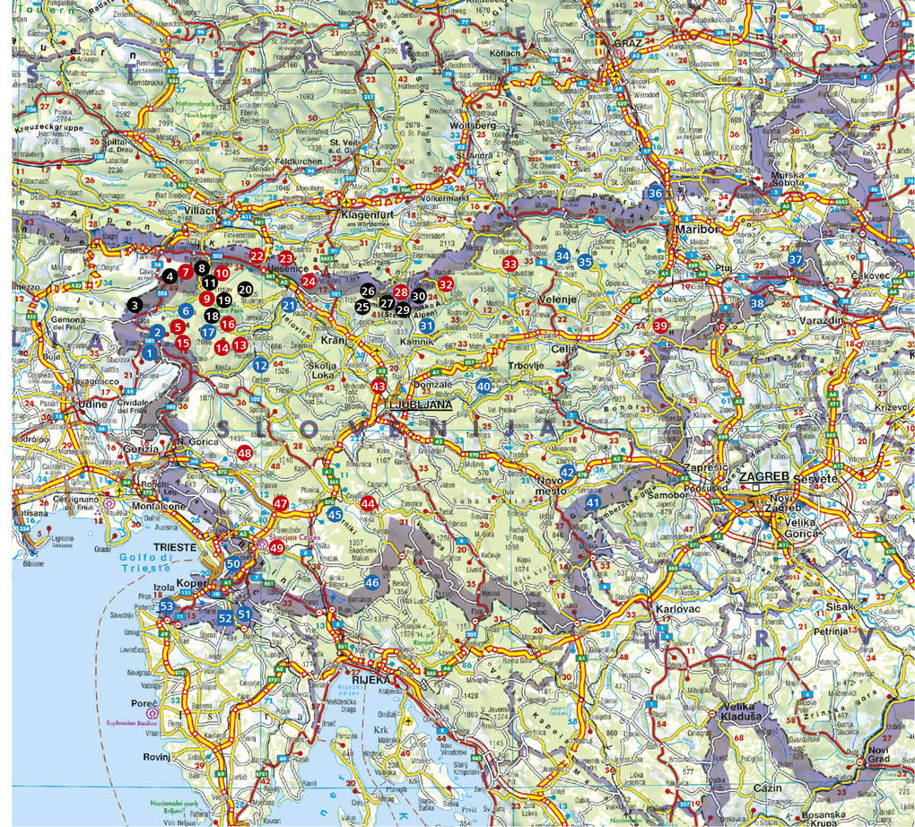 Weitere Ansicht: ROTHER Wanderbuch Slowenien - Die schönsten Touren zwischen Julischen Alpen und Adriaküste. 53 Touren | Evamaria Wecker