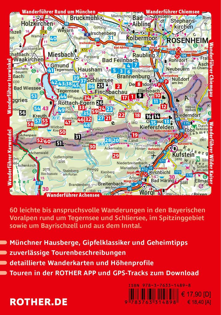 Weitere Ansicht: ROTHER Wanderführer Tegernsee, Schliersee, Spitzingsee. 60 Touren in den Bayerischen Voralpen zwischen Isar und Inn | Heinrich Bauregger