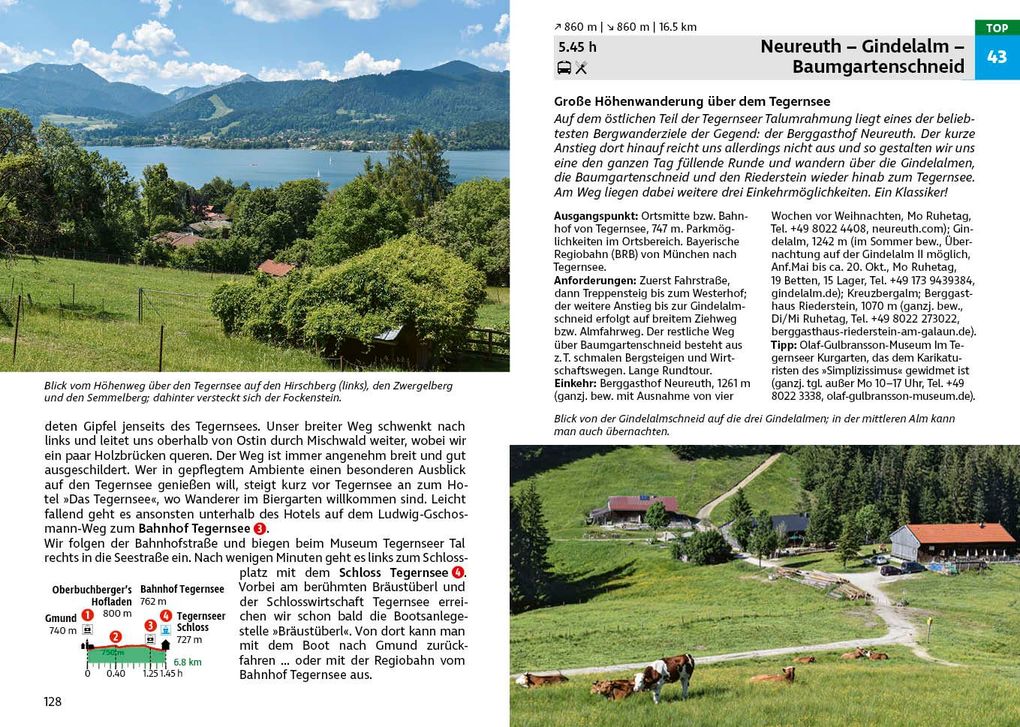 Weitere Ansicht: ROTHER Wanderführer Tegernsee, Schliersee, Spitzingsee. 60 Touren in den Bayerischen Voralpen zwischen Isar und Inn | Heinrich Bauregger