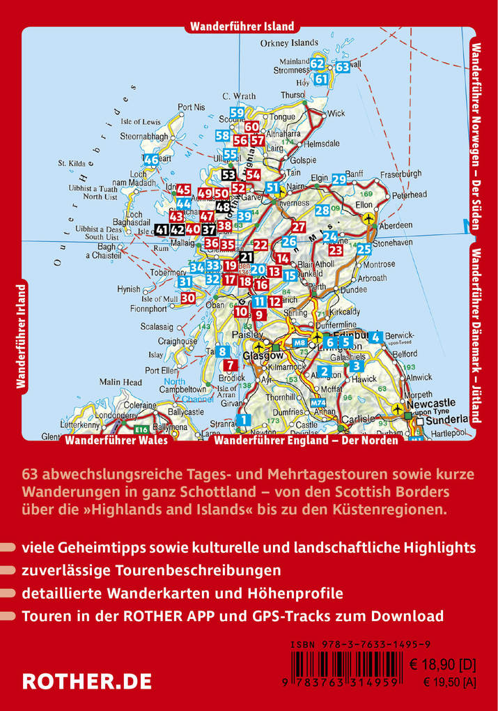 Weitere Ansicht: ROTHER Wanderführer Schottland. 63 Tages- und Mehrtageswanderungen an den Küsten und in den Highlands | Edith Kreutner, Ralf Gantzhorn