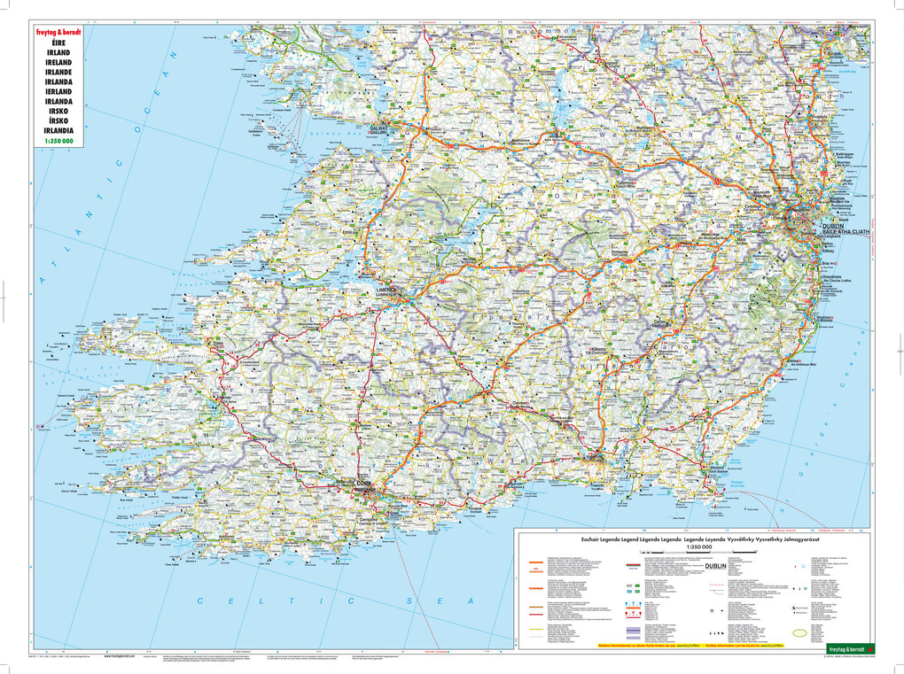 Weitere Ansicht: freytag & berndt Straßenkarte Irland 1:350.000