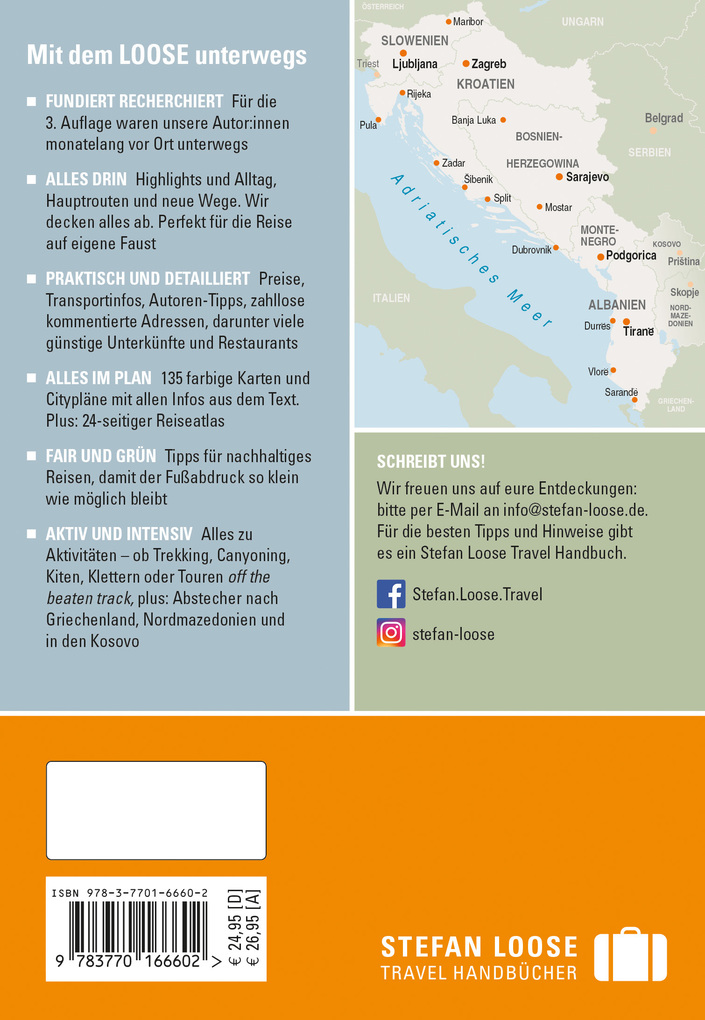 Weitere Ansicht: Stefan Loose Reiseführer Balkan, Die Adria-Route. Slowenien, Kroatien, Bosnien und Herzegowina, Montenegro, Albanien | Andrea Markand, Mark Markand