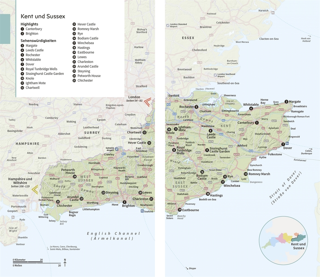 Weitere Ansicht: Vis-à-Vis Reiseführer Südengland