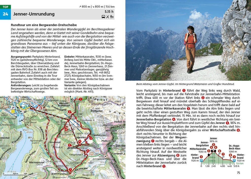 Weitere Ansicht: ROTHER Wanderführer Berchtesgadener Land. 51 Touren - Berchtesgaden, Bad Reichenhall, Nationalpark Berchtesgaden, Königssee | Heinrich Bauregger