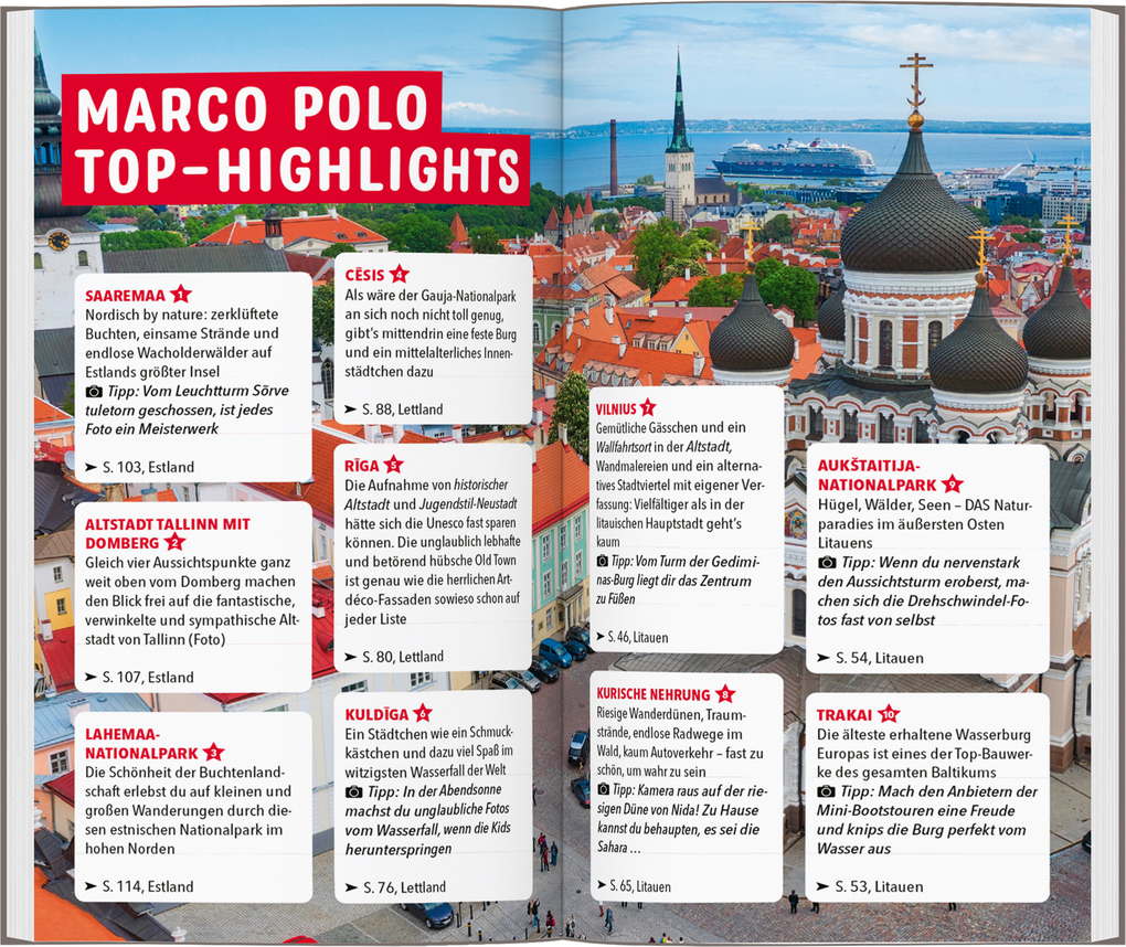 Weitere Ansicht: MARCO POLO Reiseführer Baltikum, Estland, Lettland, Litauen | Mirko Kaupat, Jan Pallokat