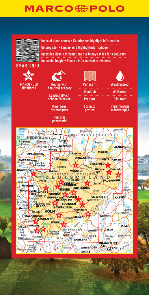 Weitere Ansicht: MARCO POLO Reisekarte Deutschland 05 Nordrhein-Westfalen 1:225.000