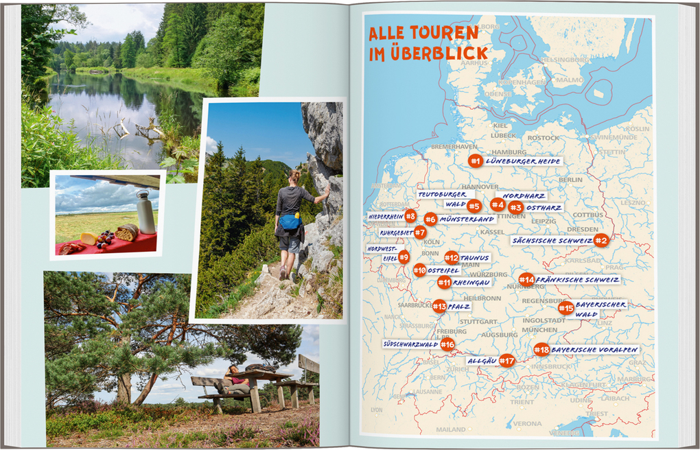 Weitere Ansicht: DUMONT Wanderzeit in Deutschland