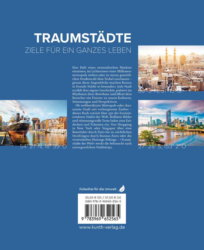 Weitere Ansicht: KUNTH Bildband Traumstädte | Kunth Verlag