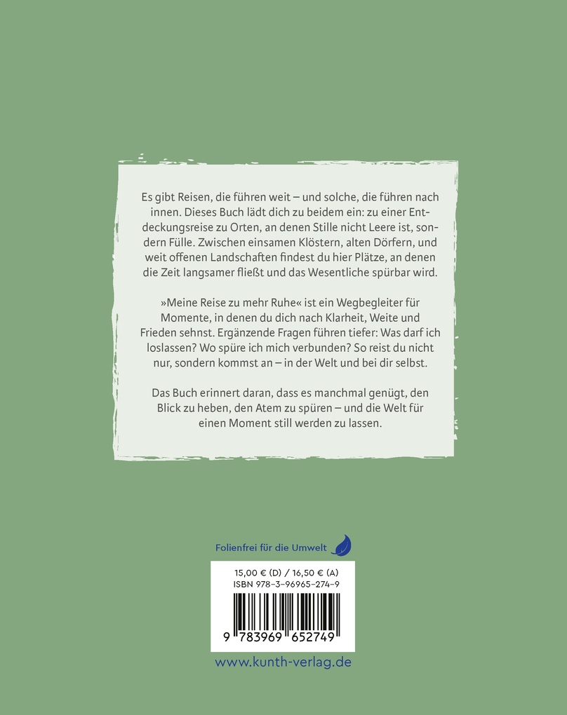 Weitere Ansicht: KUNTH Meine Reise zu mehr Ruhe | Kunth Verlag