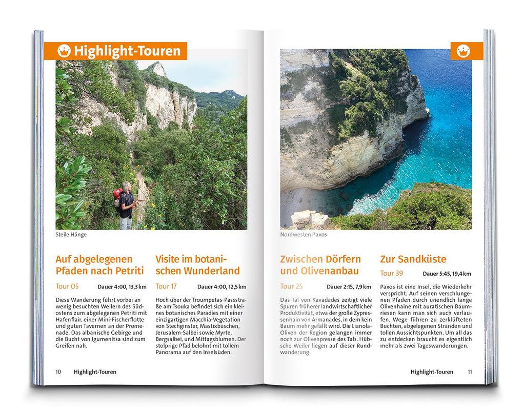 Weitere Ansicht: KOMPASS Wanderführer Korfu mit Paxos und den Diapontischen Inseln, 40 Touren mit Extra-Tourenkarte | Lutz Redecker