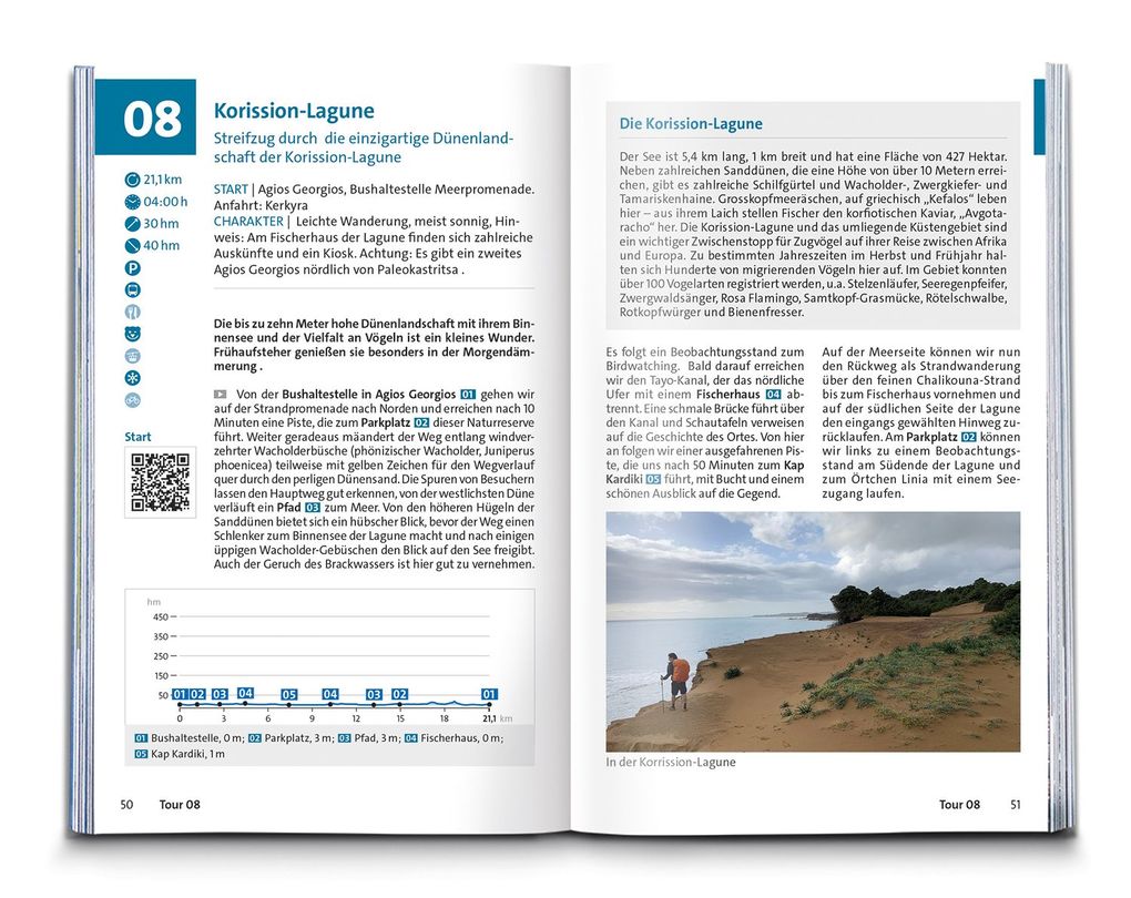 Weitere Ansicht: KOMPASS Wanderführer Korfu mit Paxos und den Diapontischen Inseln, 40 Touren mit Extra-Tourenkarte | Lutz Redecker
