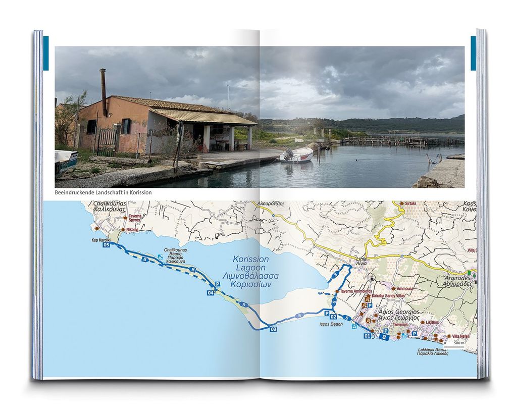 Weitere Ansicht: KOMPASS Wanderführer Korfu mit Paxos und den Diapontischen Inseln, 40 Touren mit Extra-Tourenkarte | Lutz Redecker