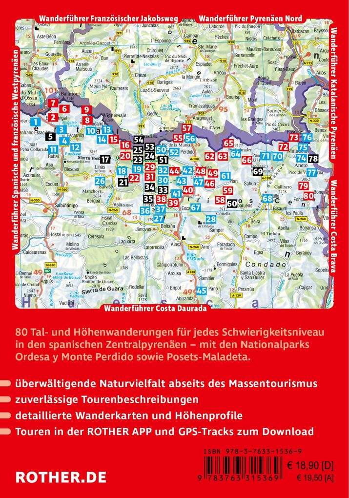 Weitere Ansicht: ROTHER Wanderführer Pyrenäen Süd - Spanische Zentralpyrenäen. 80 Touren von Panticosa bis Benasque | Roger Büdeler