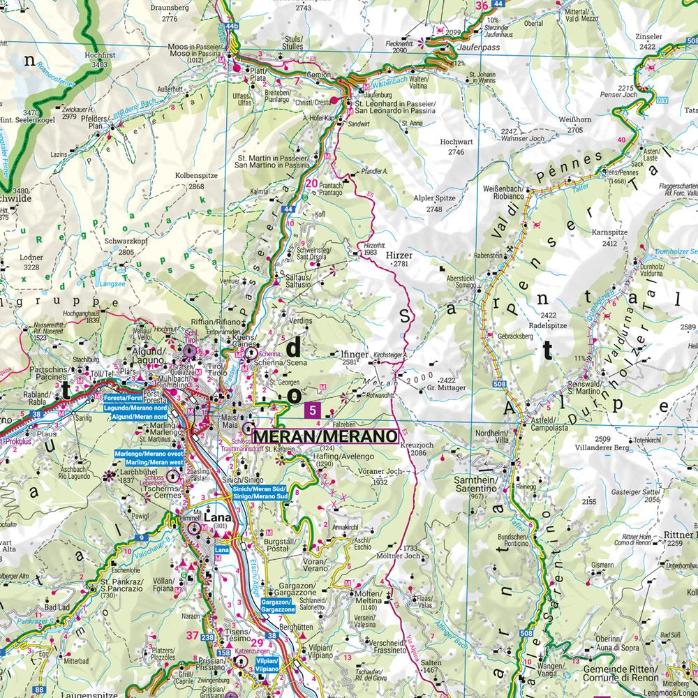 Weitere Ansicht: freytag & berndt Straßenkarte Südtirol 1:150.000