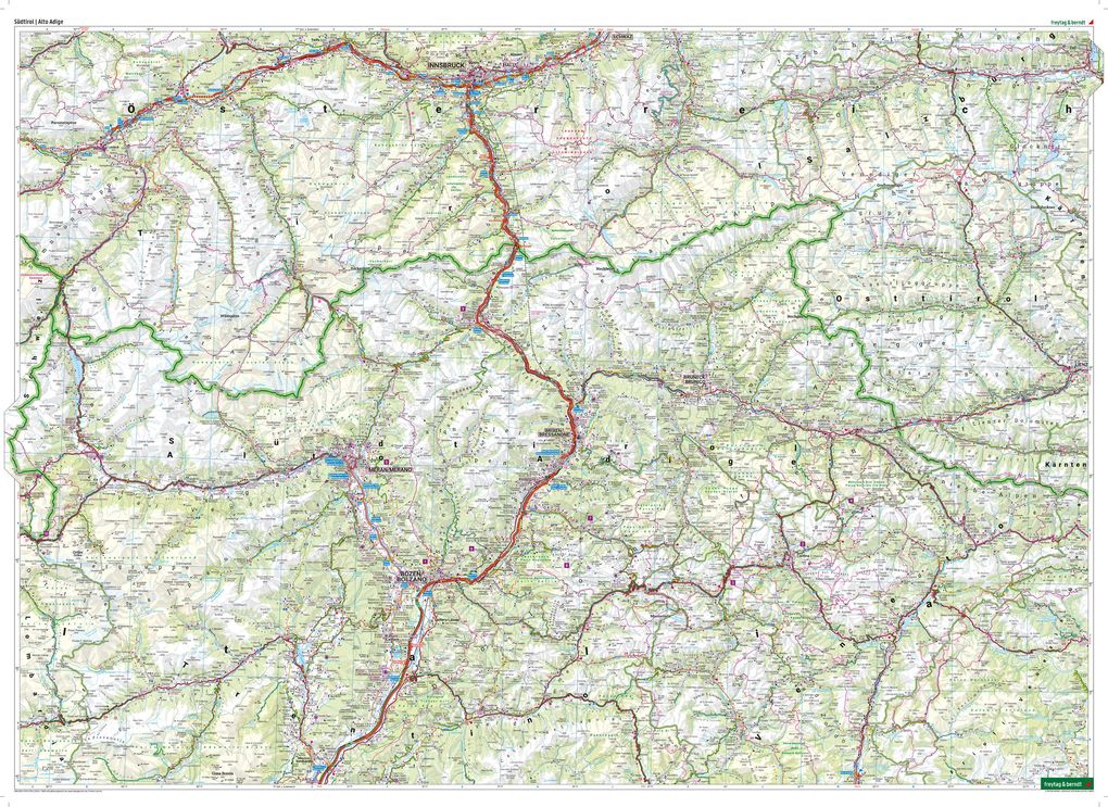Weitere Ansicht: freytag & berndt Straßenkarte Südtirol 1:150.000