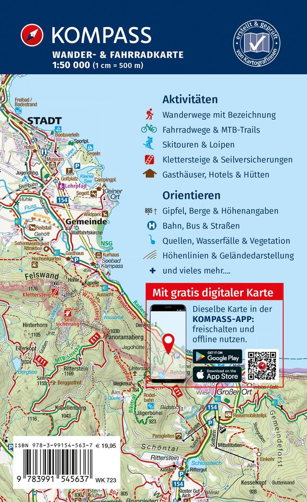 Weitere Ansicht: KOMPASS Wanderkarten-Set 723 Nordseeküste von Hamburg bis Dänemark (2 Karten) 1:50.000