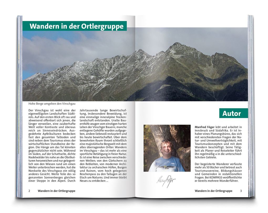 Weitere Ansicht: KOMPASS Wanderführer Ortlergruppe und Vinschgau, 60 Touren mit Extra-Tourenkarte | Manfred Föger