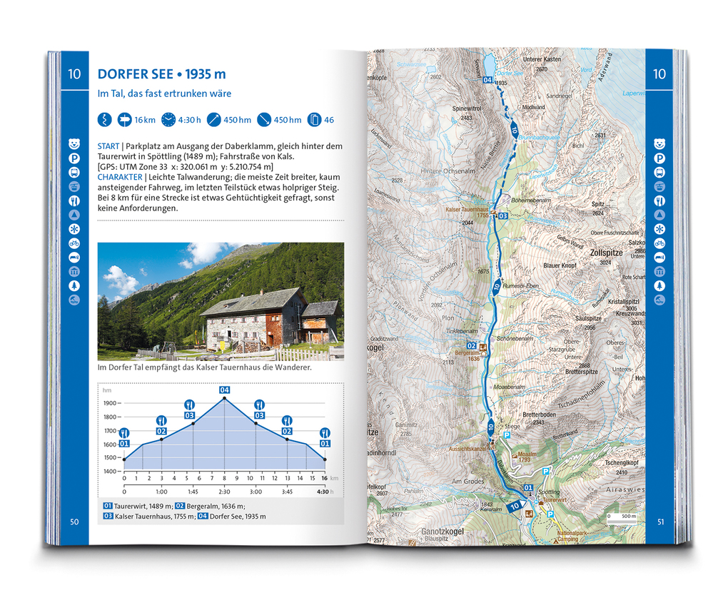 Weitere Ansicht: KOMPASS Wanderführer Osttirol, Venediger- und Glocknergruppe, Defereggental, Lienzer Dolomiten, 50 Touren mit Extra-Tourenkarte | Mark Zahel