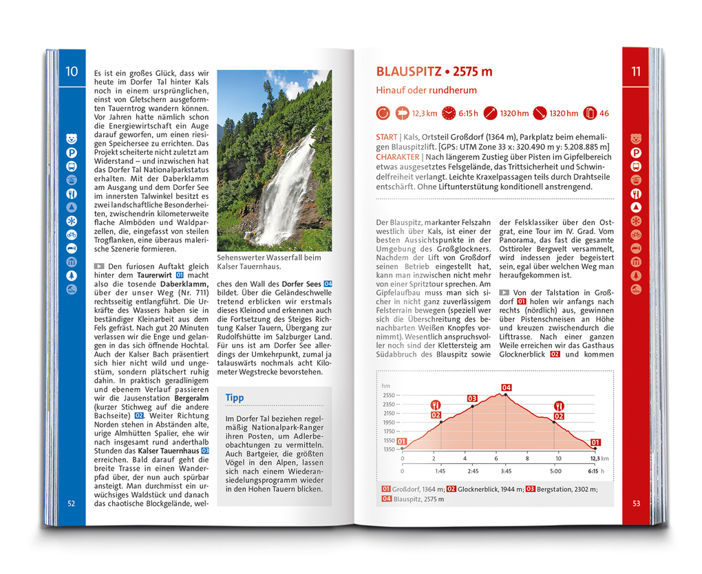 Weitere Ansicht: KOMPASS Wanderführer Osttirol, Venediger- und Glocknergruppe, Defereggental, Lienzer Dolomiten, 50 Touren mit Extra-Tourenkarte | Mark Zahel