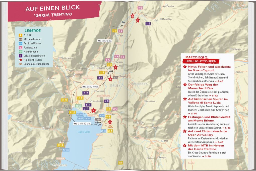 Weitere Ansicht: MARCO POLO OUTDOOR GUIDE Reiseführer Gardasee | Angela Trawoeger
