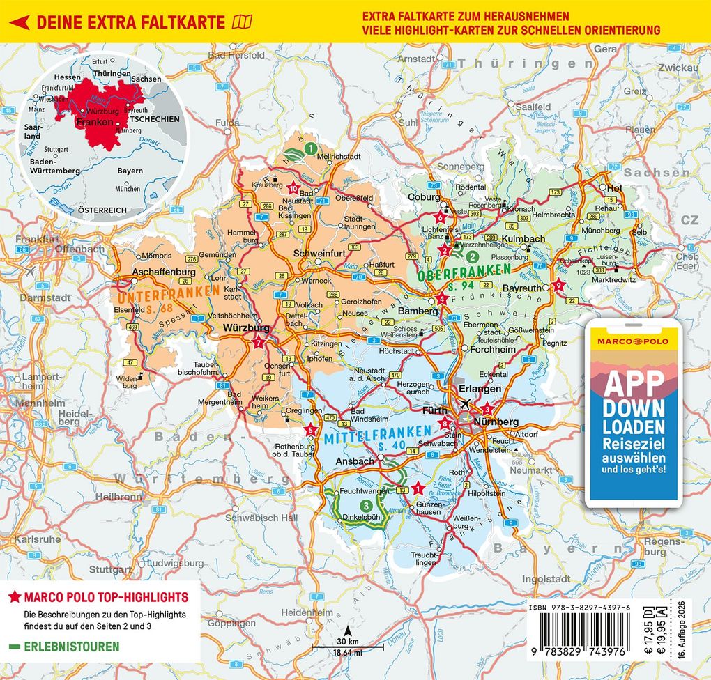 Weitere Ansicht: MARCO POLO Reiseführer Franken, Nürnberg, Würzburg, Bamberg | Nadine Luck