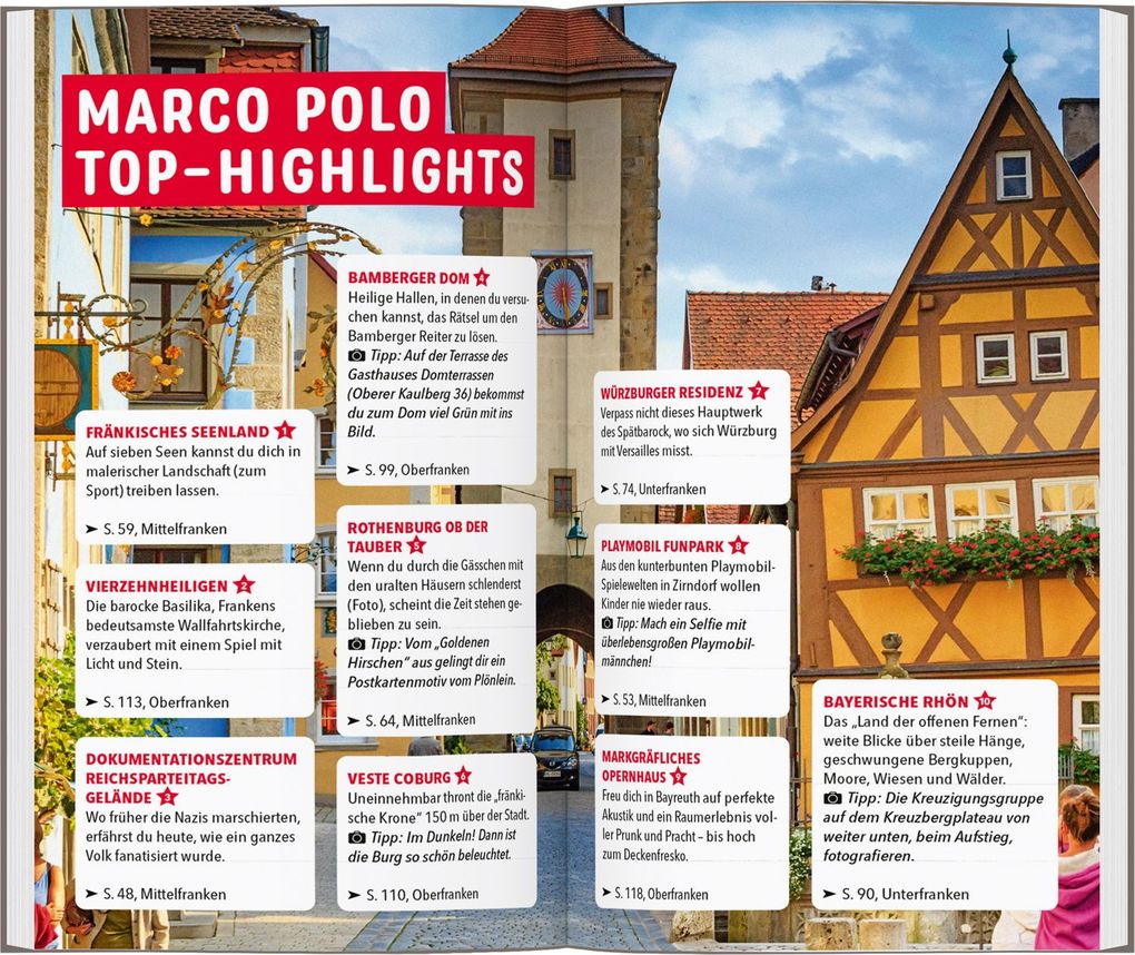 Weitere Ansicht: MARCO POLO Reiseführer Franken, Nürnberg, Würzburg, Bamberg | Nadine Luck