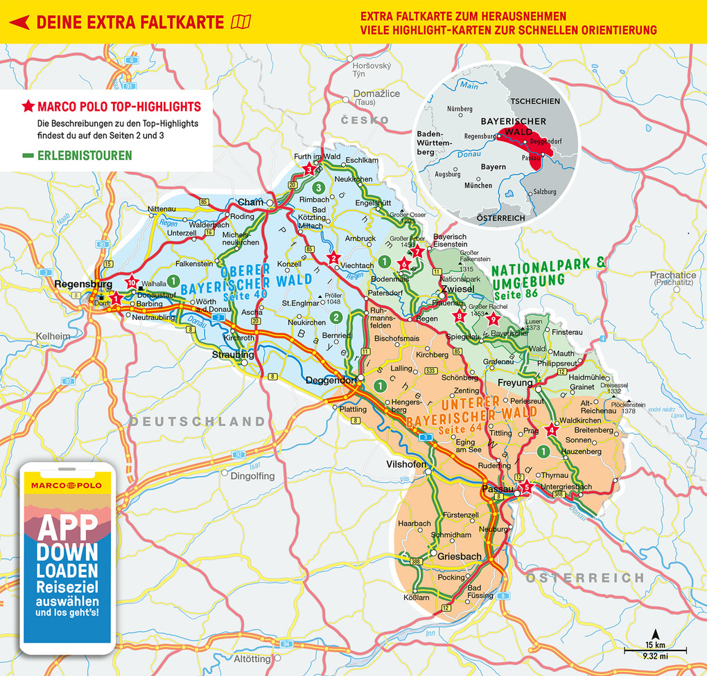 Weitere Ansicht: MARCO POLO Reiseführer Bayerischer Wald | Sandra Kathe, Christine Pierach