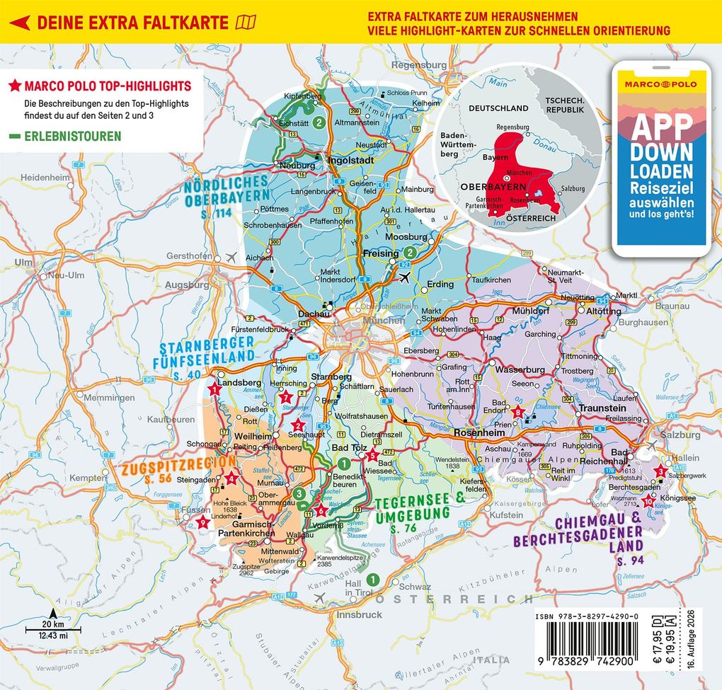Weitere Ansicht: MARCO POLO Reiseführer Oberbayern | Anne Kathrin Koophamel, Daniela Schetar, Sandra Kathe