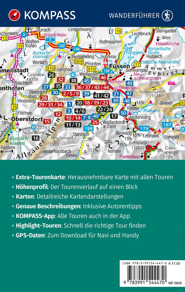 Weitere Ansicht: KOMPASS Wanderführer Tannheimer Tal von Nesselwängle bis Jungholz, 50 Touren mit Extra-Tourenkarte | Eva Maria Volgger
