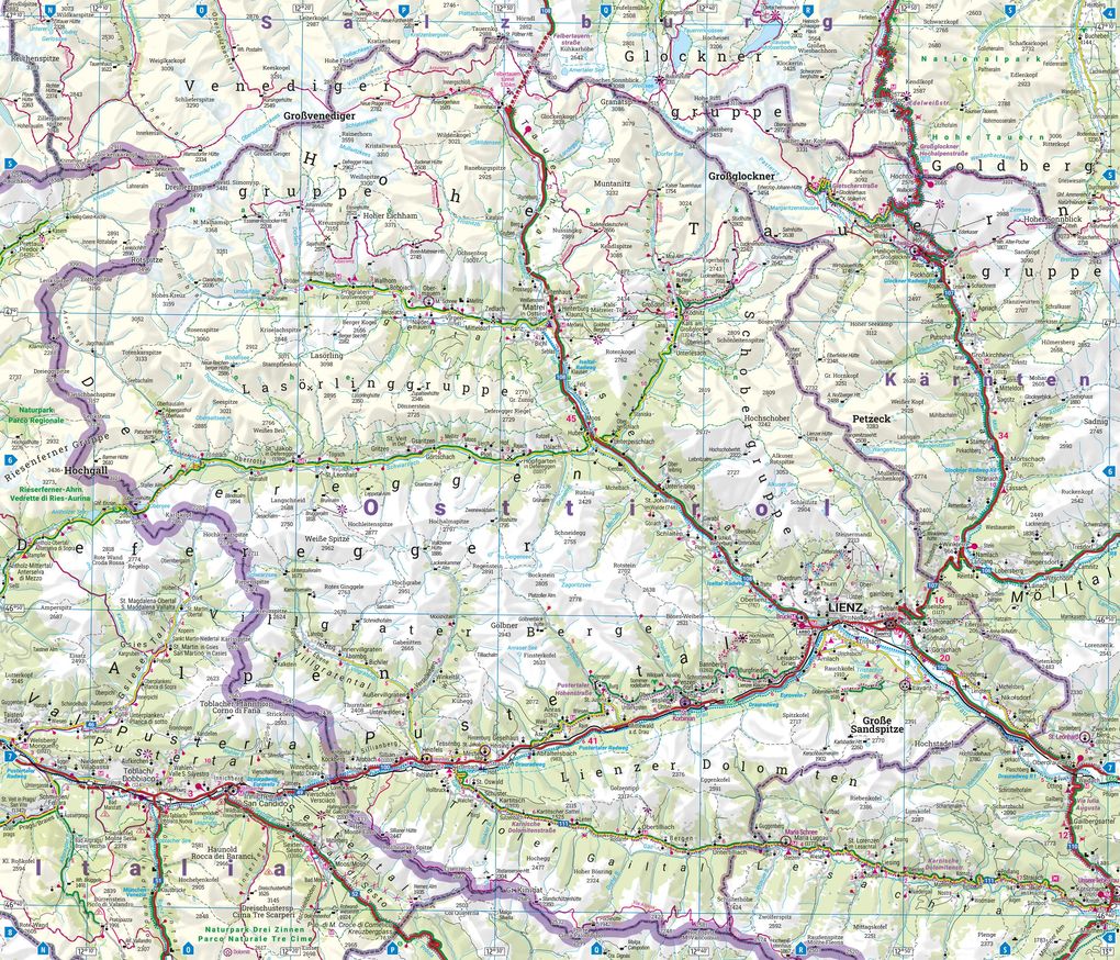 Weitere Ansicht: freytag & berndt Straßenkarte Tirol 1:150.000