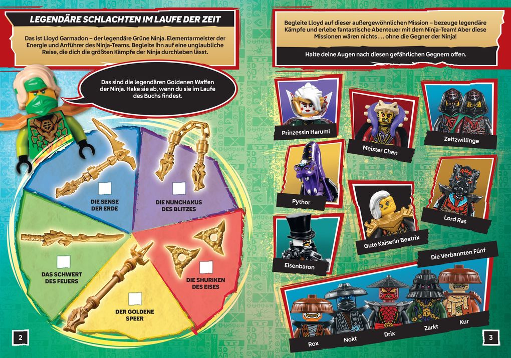 Weitere Ansicht: LEGO® NINJAGO® - Epische Duelle - Mein Wimmel-Stickerspaß