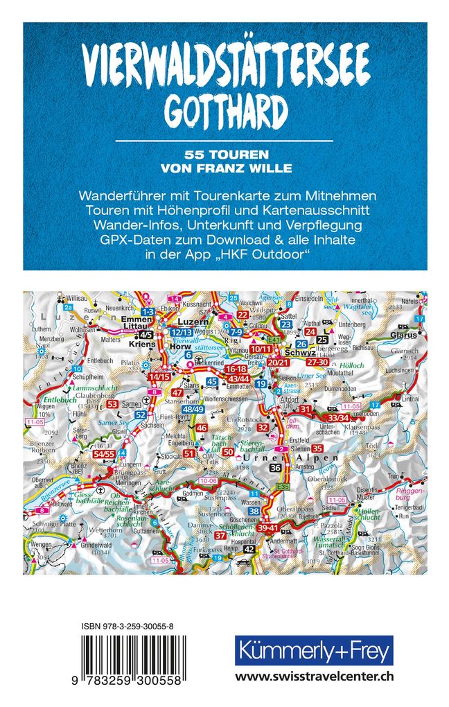 Weitere Ansicht: Kümmerly+Frey Wanderführer Vierwaldstättersee, Gotthard