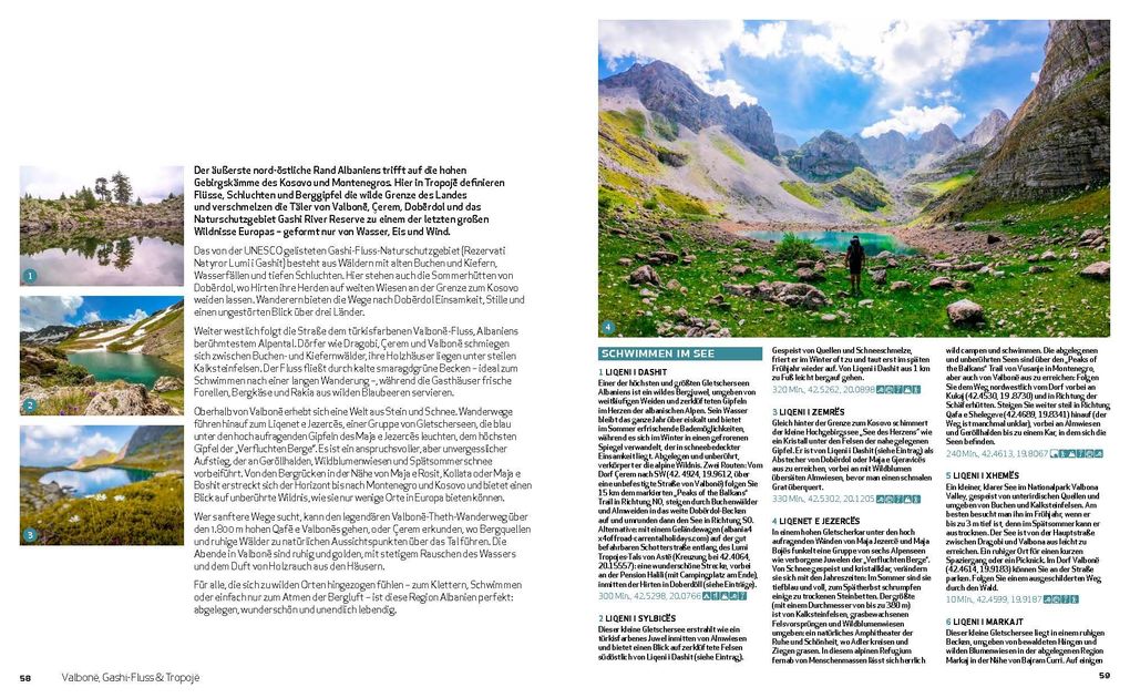 Weitere Ansicht: Wild Guide Albanien | Temaj Granit