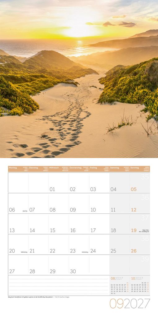 Weitere Ansicht: Traumpfade Kalender 2027 - 30x30 - Art12 | Ackermann Kunstverlag GmbH