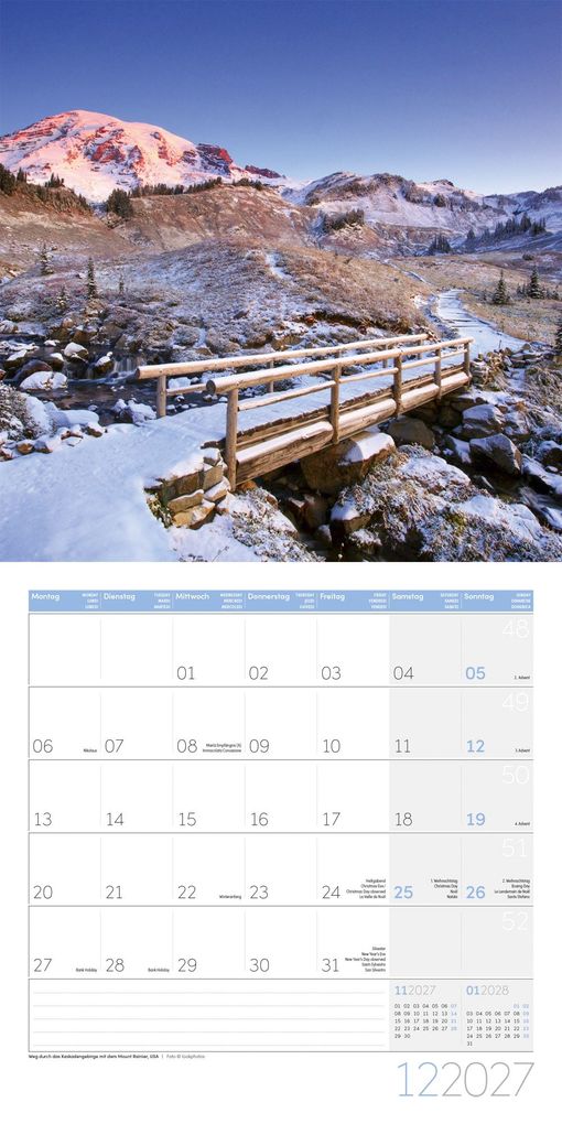 Weitere Ansicht: Traumpfade Kalender 2027 - 30x30 - Art12 | Ackermann Kunstverlag GmbH