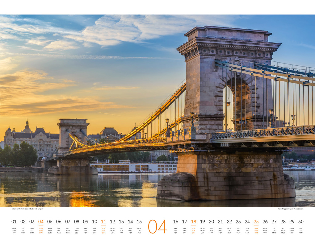 Weitere Ansicht: Brücken Kalender 2027 | Ackermann Kunstverlag GmbH