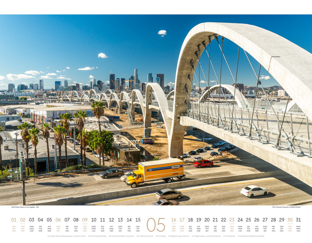 Weitere Ansicht: Brücken Kalender 2027 | Ackermann Kunstverlag GmbH