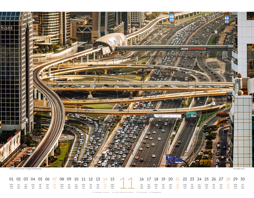 Weitere Ansicht: Brücken Kalender 2027 | Ackermann Kunstverlag GmbH