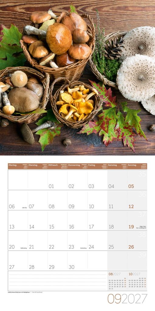 Weitere Ansicht: Food Kalender 2027 - 30x30 - Art12 | Ackermann Kunstverlag GmbH